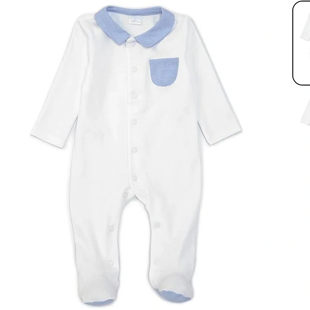 Bundle of Edgehill Collection Preemie And Newborn Coveralls. - Picture 3 of 8